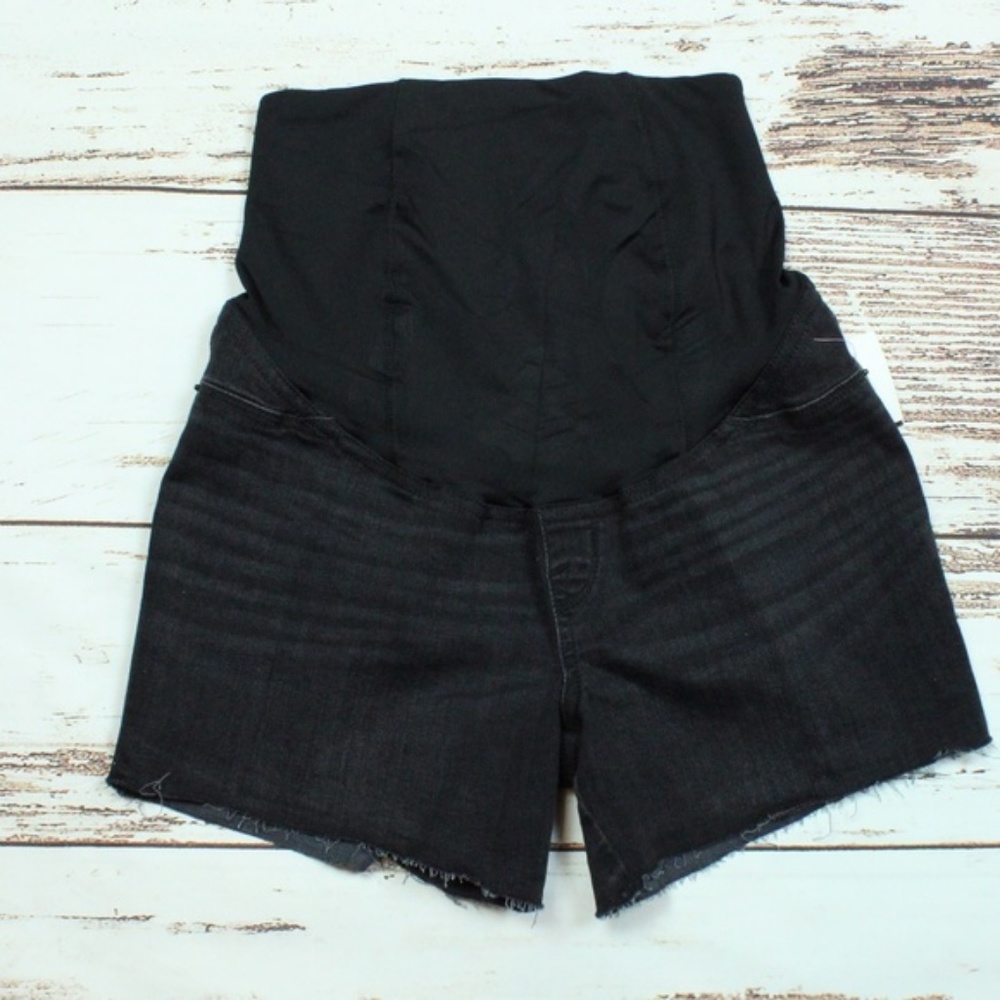 Isabel Maternity Midi Short size 2 Crossover Panel - Picture 2 of 7